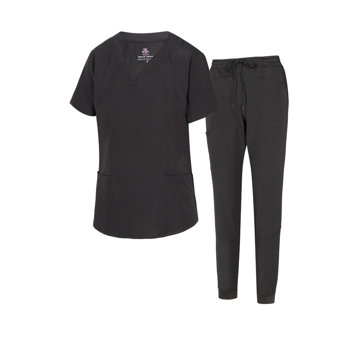 Woman's Cool Stretch Jogger Scrub Set