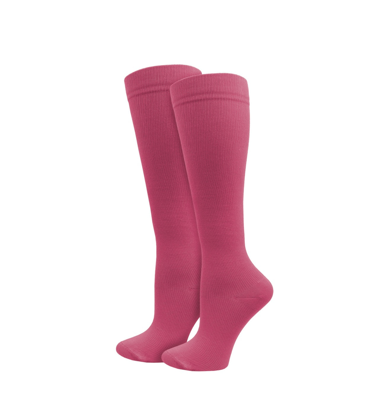 Solid Hot Pink Compression Sock