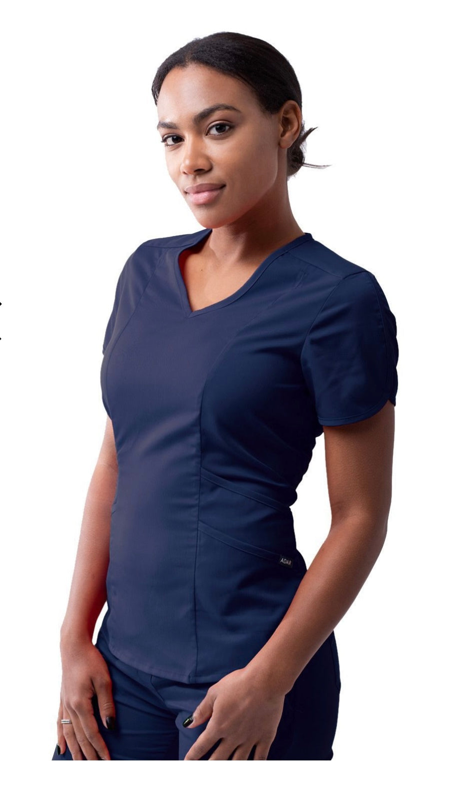 Women's Modern V-neck Scrub Top