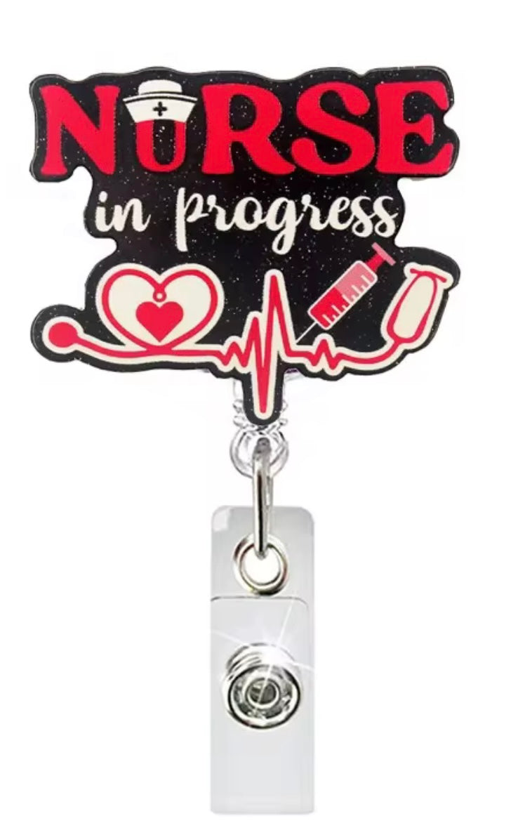 Nurse In Progress Badge Reel