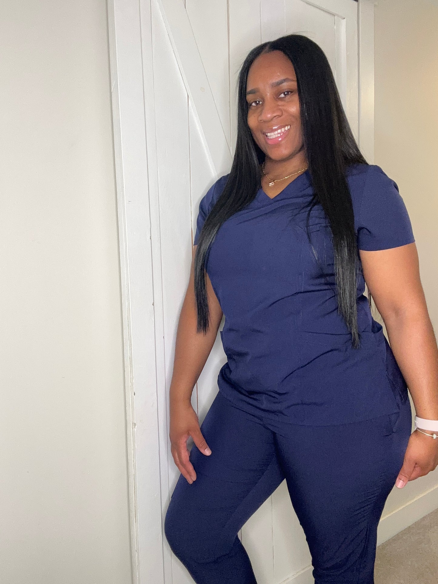 Woman's Cool Stretch Jogger Scrub Set