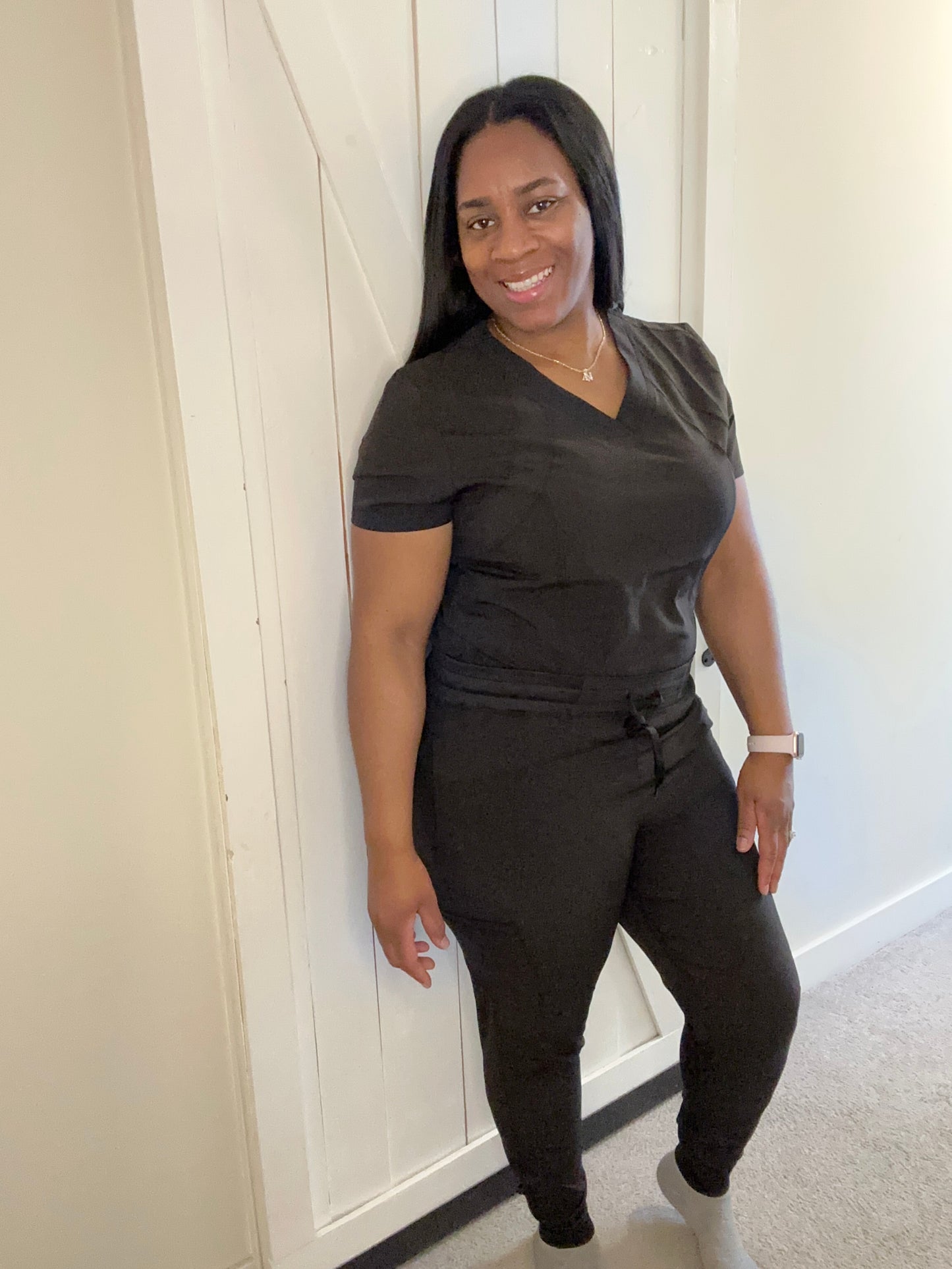 Woman's Cool Stretch Jogger Scrub Set