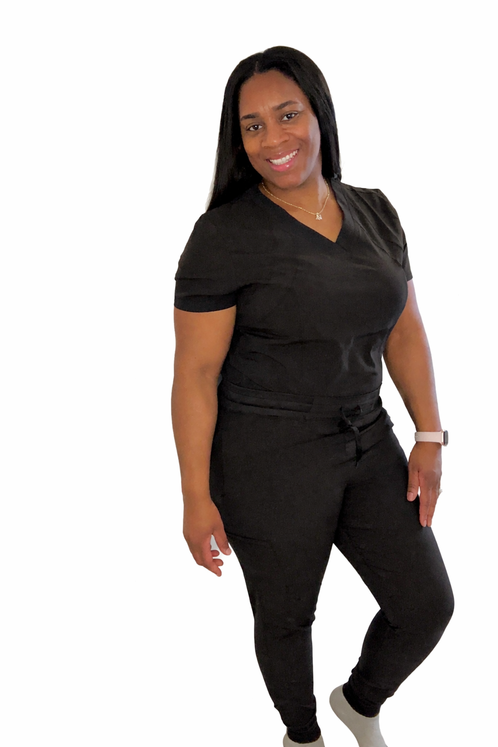 Woman's Cool Stretch Jogger Scrub Set