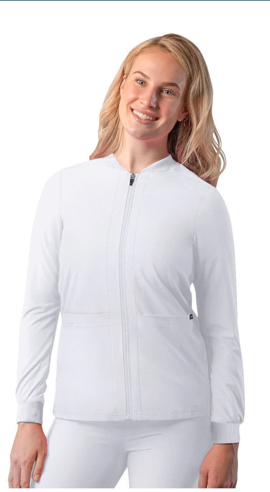 Women’s Bomber Scrub Zip Jacket