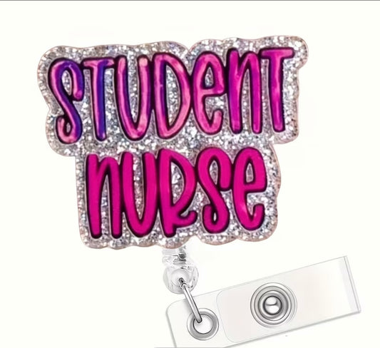 STUDENT Nurse Badge Reel