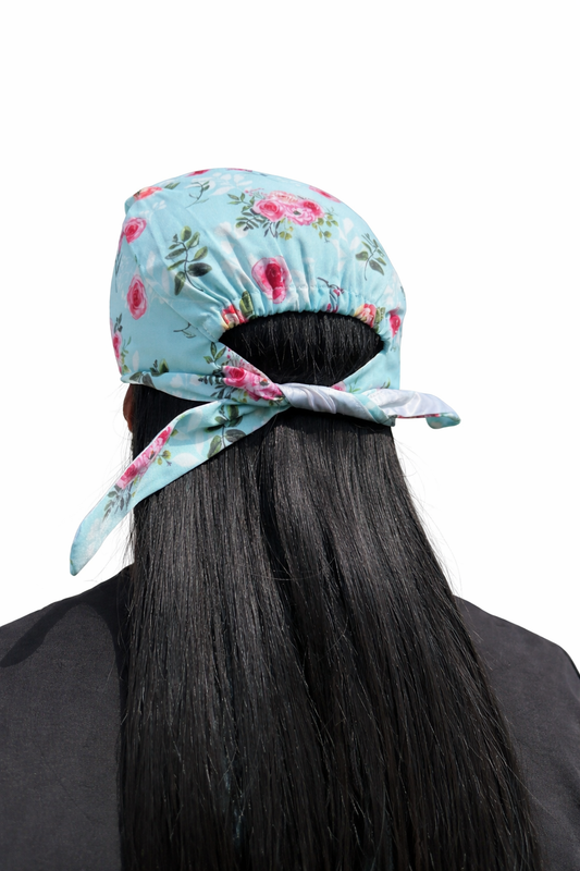 Floral Scrub Cap